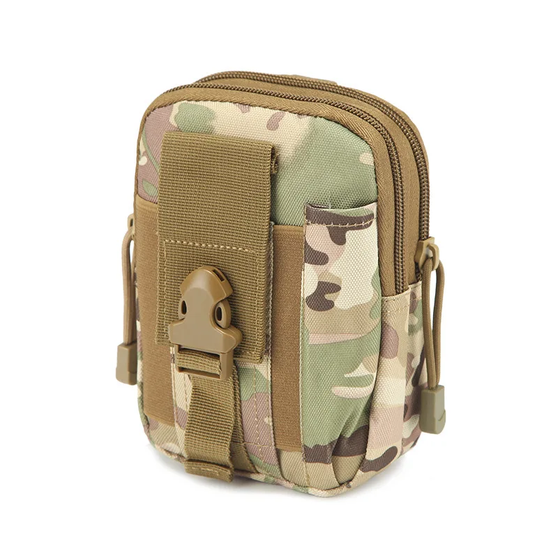 Molle Pouch Belt Waist Pack Men Small Pocket Survival Tool Bag for Running Travel Camping Hunting Airsoft
