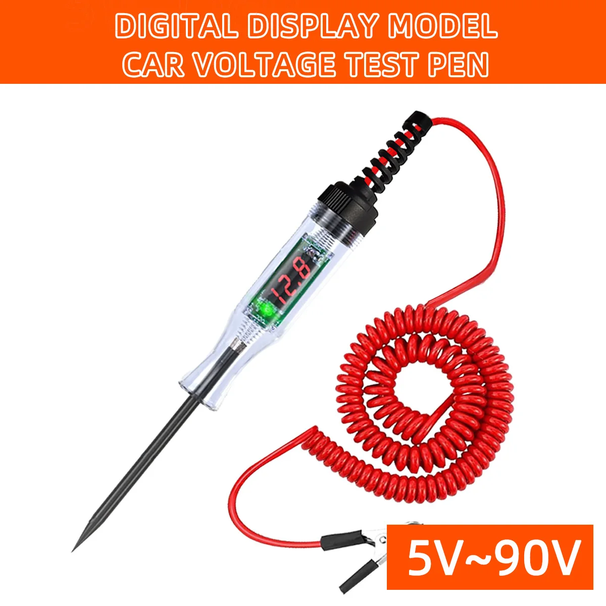 6V 12V 24V Car Truck Voltage Circuit Tester Auto Car Diagnostic Probe Test Pen Light Bulb Electric Measuring Pen Repair Tools