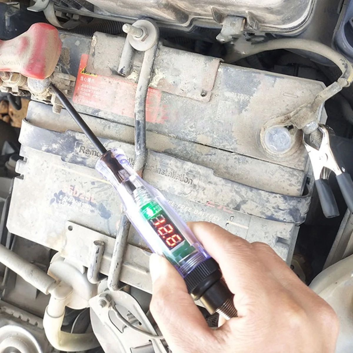 6V 12V 24V Car Truck Voltage Circuit Tester Auto Car Diagnostic Probe Test Pen Light Bulb Electric Measuring Pen Repair Tools