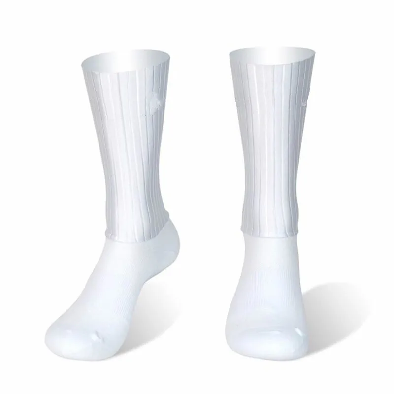 2026 New Cycling Slip Anti Silicone Summer Whiteline Aero Socks Men Bicycle Sport Running Bike Socks Calcetines 2024 New Socks