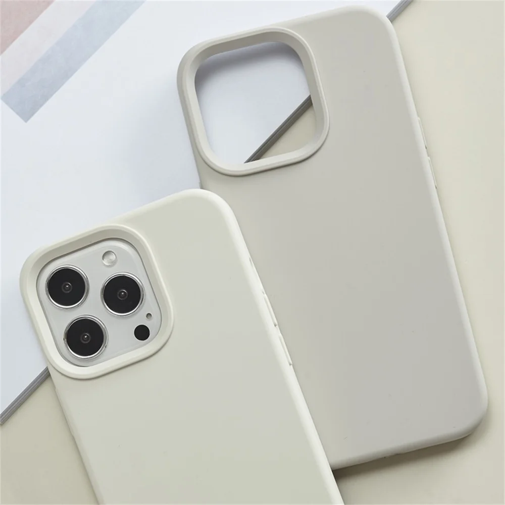 Original Phone Case For iPhone 17 16 15 11 12 13 14 Pro Max Luxury Liquid Silicone Cases For 7 8 Plus X XR Shockproof Soft Cover