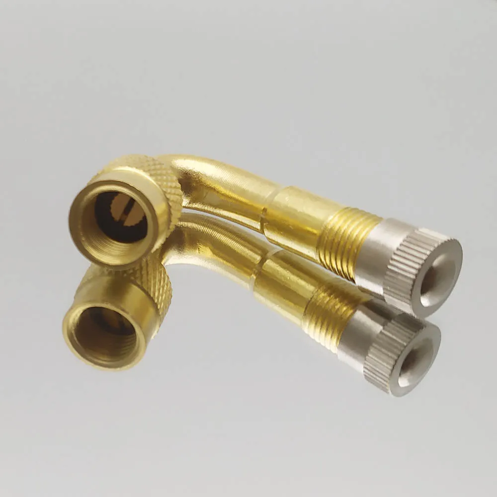 45 90 135 Degree Angle Bent Valve Adaptor Tyre Tube Valve Extension Adapter for Motorcycle Truck Car Moto Bike