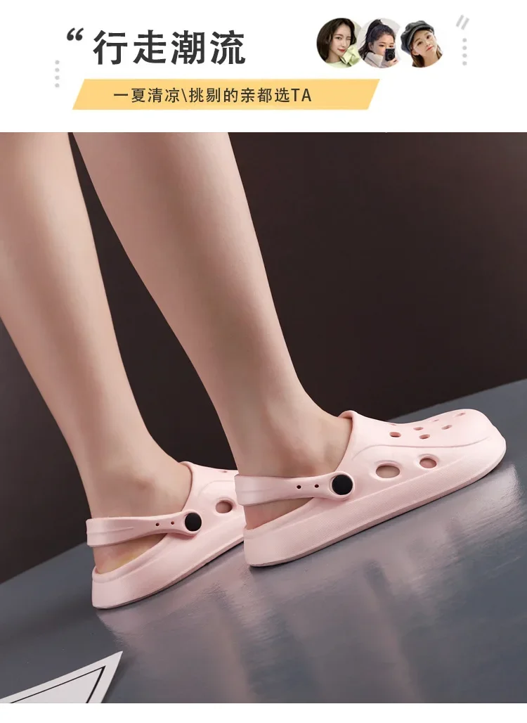 Mens Summer Beach Sandals Unisex Casual Garden Clogs Outdoor Wide Toe Cross Sandals for Ladies Non Slip House Shower Slippers