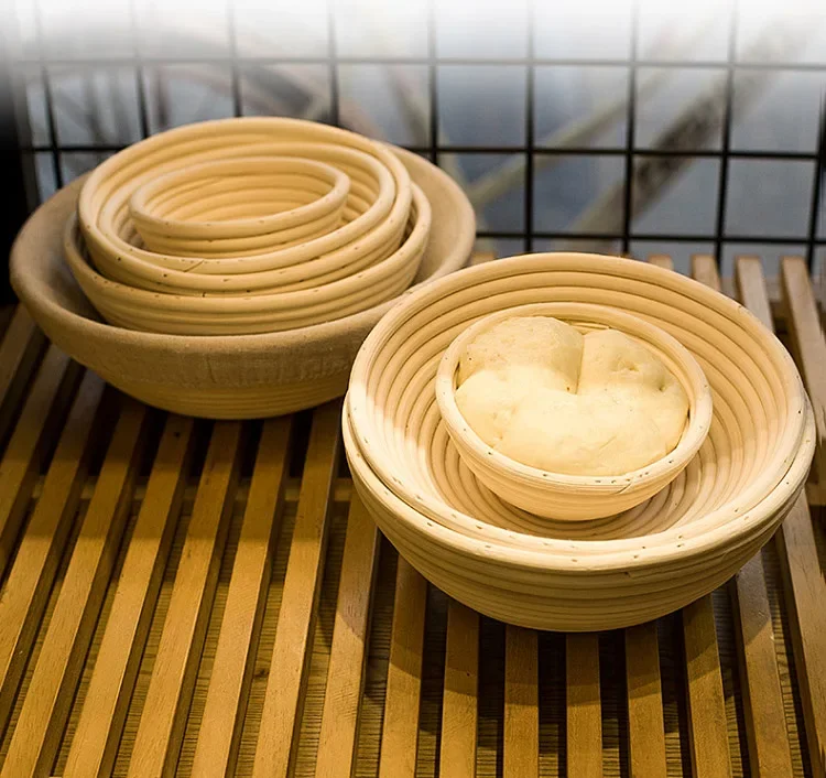 Rattan Bread Proofing Basket Bread Basket Oval Rattan Wicker Dough Fermentation Sourdough Banneton