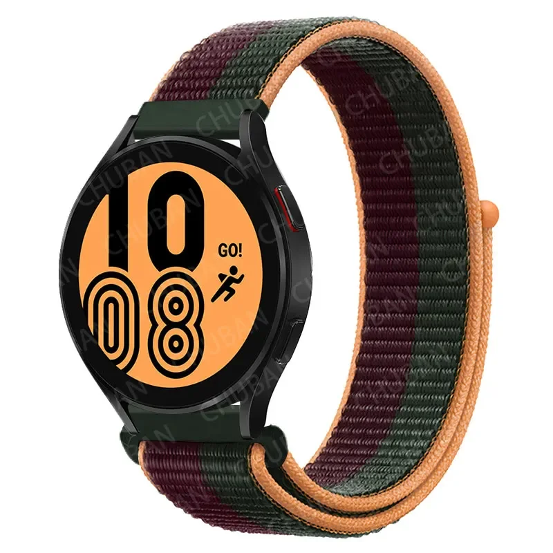 Nylon loop Band For Samsung Galaxy Watch 6/5/pro/4/Classic/active 2 43-47-44mm 20mm/22mm sport bracelet huawei gt 4/2/e/3 strap
