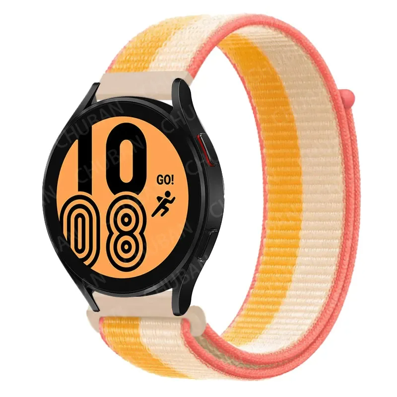 Nylon loop Band For Samsung Galaxy Watch 6/5/pro/4/Classic/active 2 43-47-44mm 20mm/22mm sport bracelet huawei gt 4/2/e/3 strap