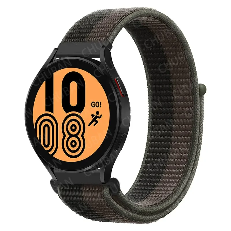 Nylon loop Band For Samsung Galaxy Watch 6/5/pro/4/Classic/active 2 43-47-44mm 20mm/22mm sport bracelet huawei gt 4/2/e/3 strap