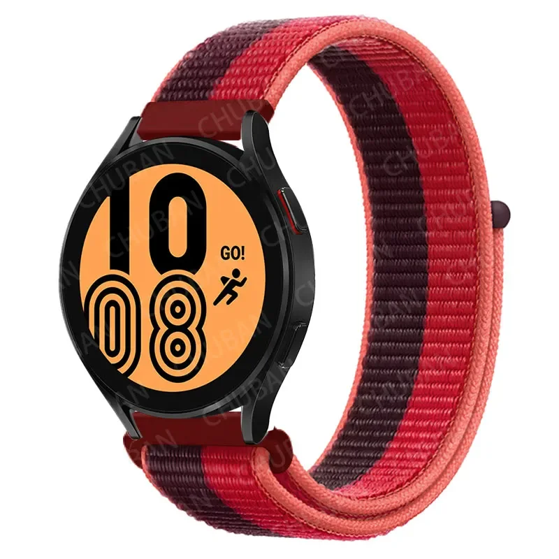 Nylon loop Band For Samsung Galaxy Watch 6/5/pro/4/Classic/active 2 43-47-44mm 20mm/22mm sport bracelet huawei gt 4/2/e/3 strap