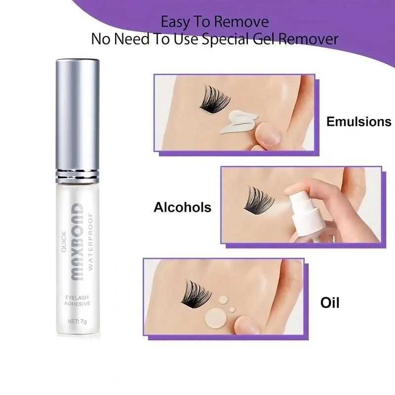 7g Quick Dry Invisible False Eyelash Glue Styling Transparent Natural Fake Eyelashes Extension Glue Adhesive Waterproof Makeup *