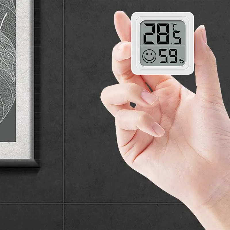 Mini LCD Digital Thermometer Hygrometer Indoor Room Temperature Humidity Meter Sensor Gauge Weather Station