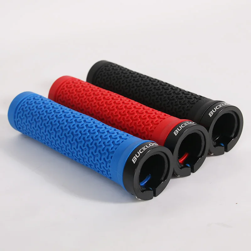 BUCKLOS Bicycle Grips Integrated Rubber Anti-slip Mtb Handlebar Cover Lock on Mountain Bike Handle Bar Cuffs BMX Cycling Parts