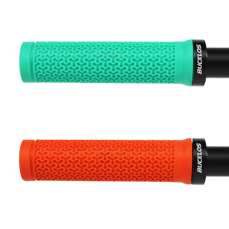 BUCKLOS Bicycle Grips Integrated Rubber Anti-slip Mtb Handlebar Cover Lock on Mountain Bike Handle Bar Cuffs BMX Cycling Parts