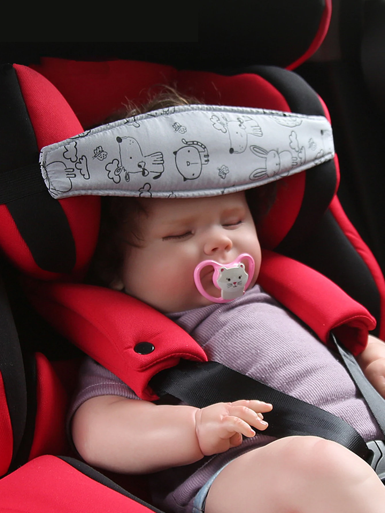 Baby Car Seat Head Support Children Stroller Fastening Belt Adjustable Boy Girl Playpens Sleep Positioner Baby Saftey Pillows