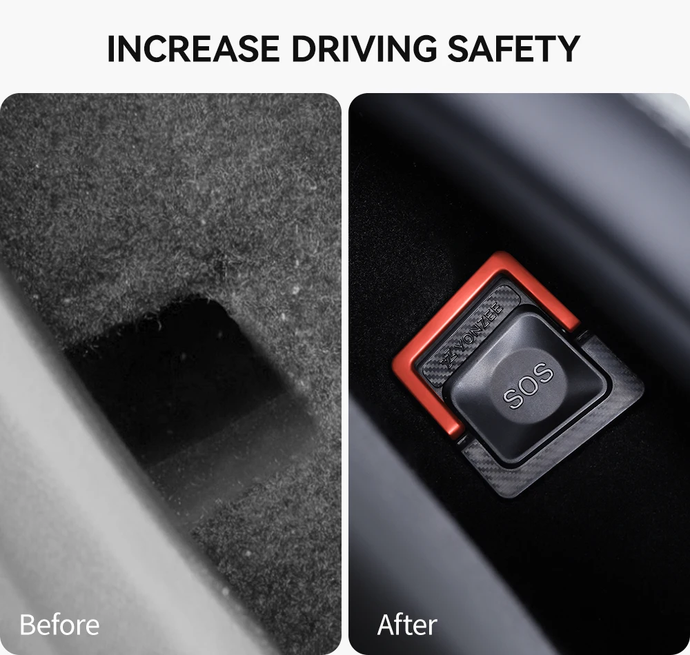 YZ For Tesla Model 3/Y/YL Highland Juniper 2021-2026 Rear Door Emergencies Safety Pull Rope Emergency Handle Car Accessory
