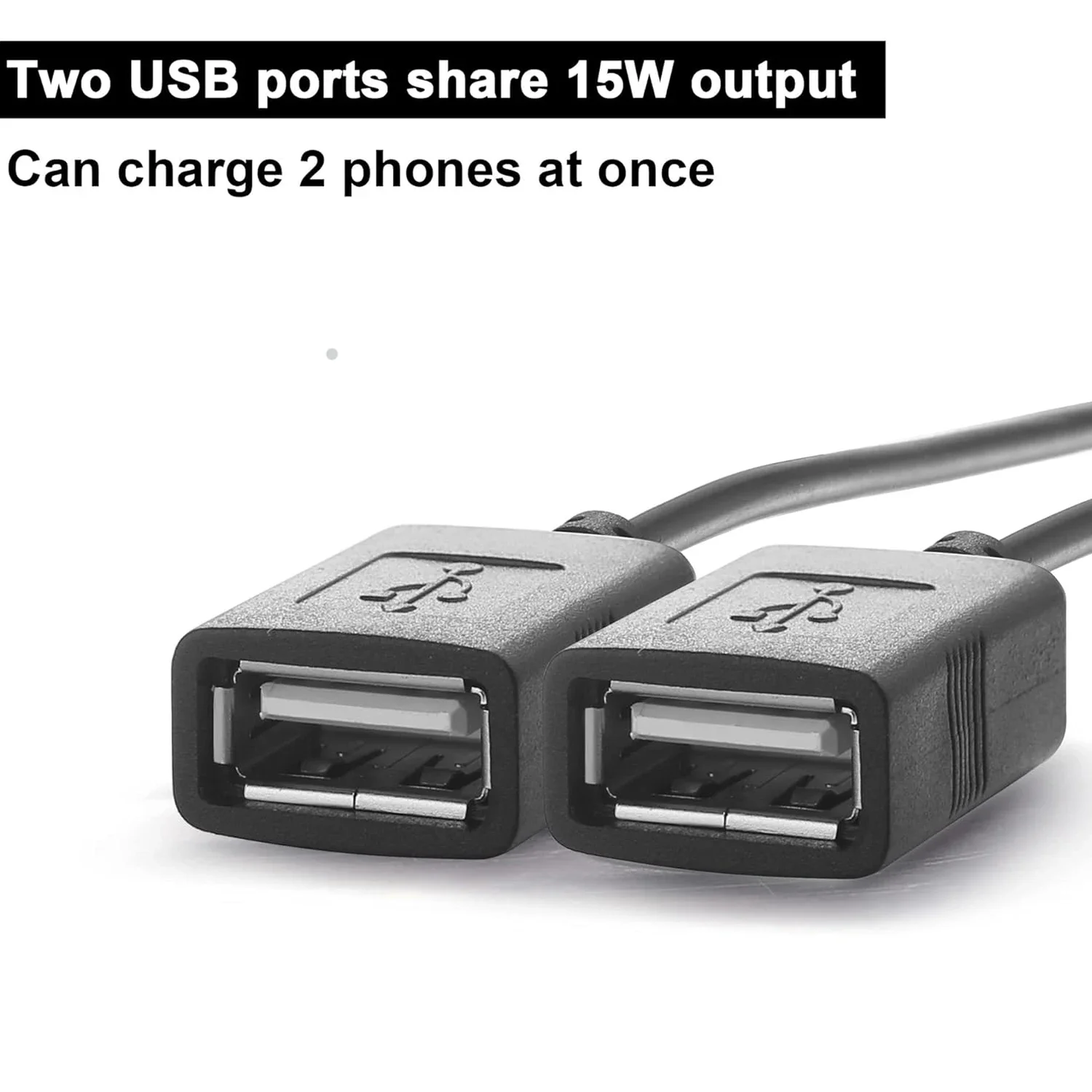 12V/24V to 5V 3A Power Adapter Converter DC-DC Step Down Module USB-A Female/Type C/dual USB/open Wire Connector Waterproof CE