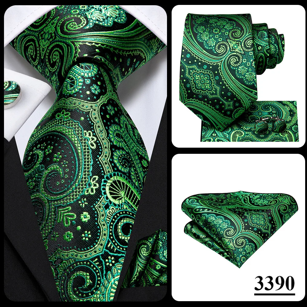 Hi-Tie Mens Necktie Luxury Orange Blue Novelty Wedding Tie For Men Hanky Cufflink Gift Tie Set Business Party Dropshipping
