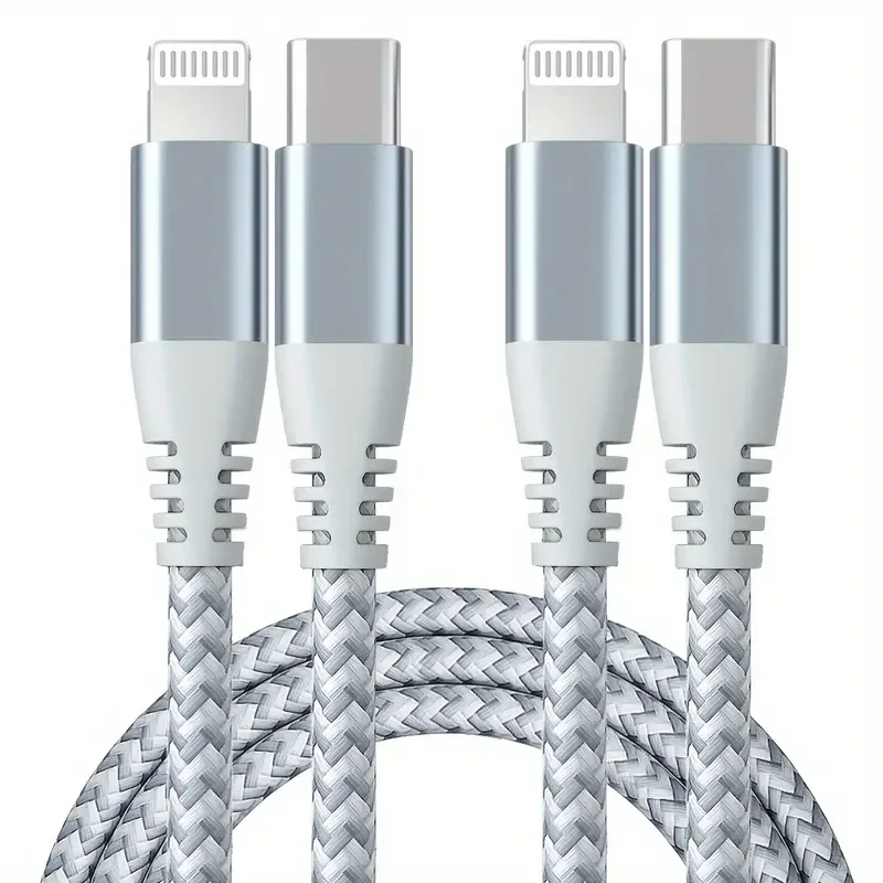 1PC 2PCS MFi Certified Fast Cable durable Nylon Braided Cord USB C to Lightning Cable Fast Charging Data for iPhone 14 13 12 11