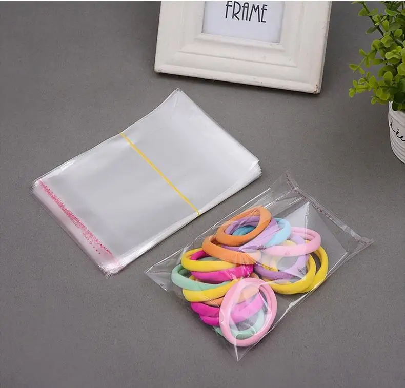 Opp Transparent Seal, Cellophane, Self-adhesive, Plastic, Jewelry, Cellophane, Candy, Cookies, Gift Wrap, Non-porous Bag