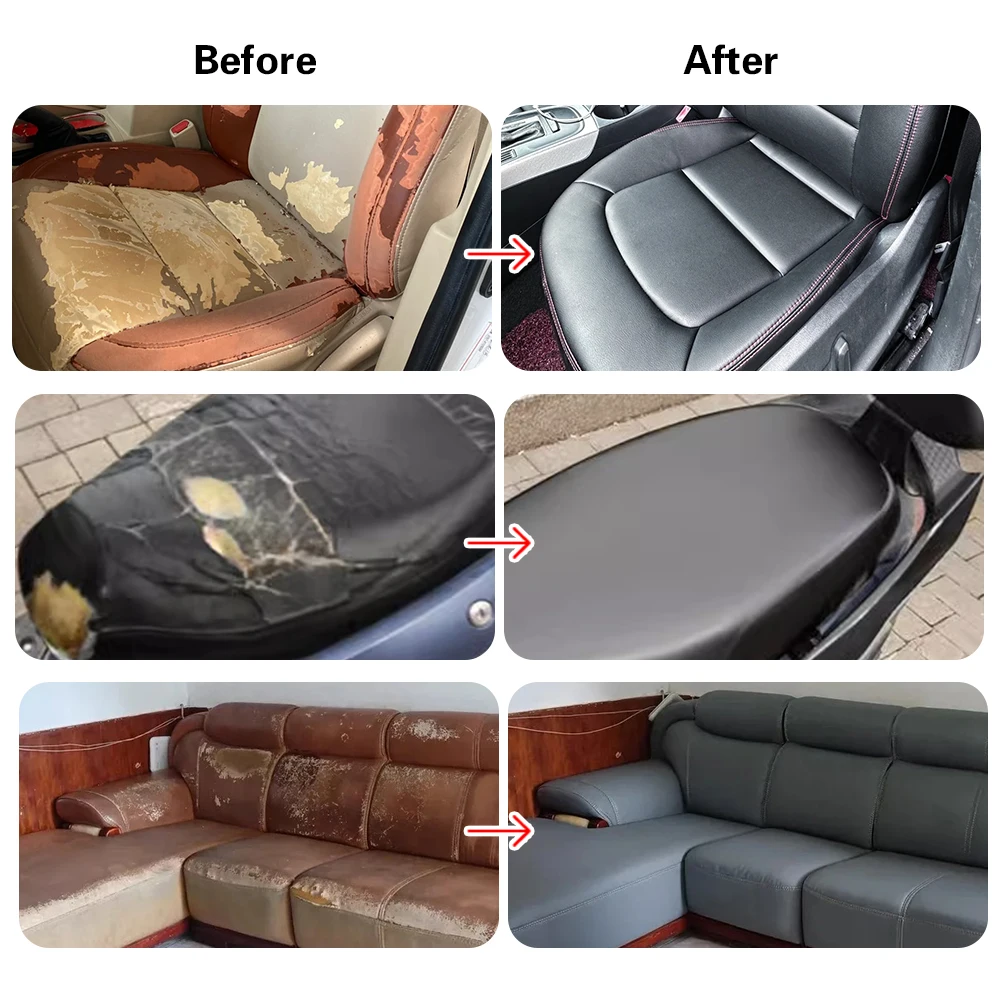 PU Leather Self Adhesive Sofa Leather Repair DIY Bed Soft Patch Sticker Repair Subsidy Renew Decal Car Motorcycle Seat Repair