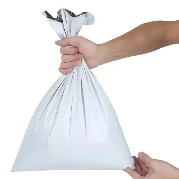 50Pcs Envelope Bag Plastic Express Envelope Storage Bag Gray White Mailing Bag Self Adhesive Sealed Packaging Pouch Express Bag