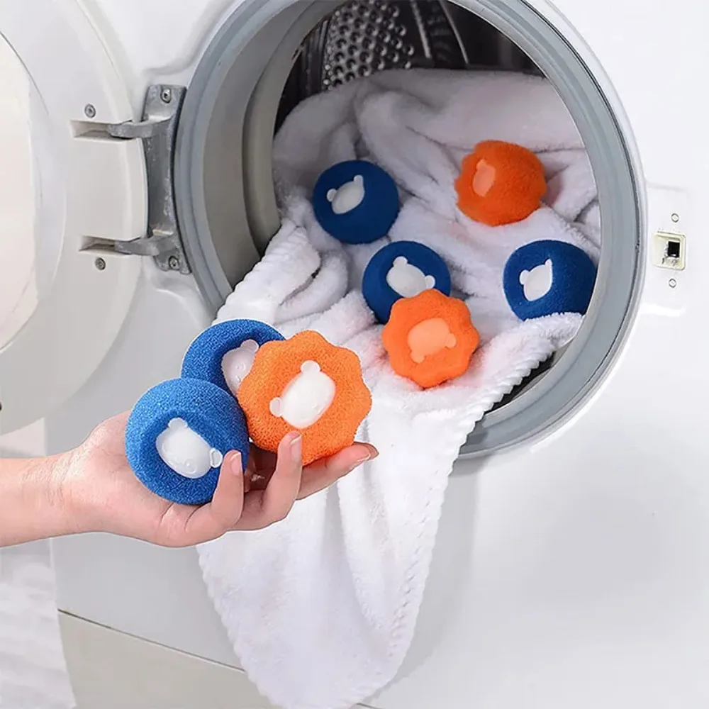 Laundry Balls 3-10pcs Laundry Balls Pet Hair Remover Reusable Balls Washing Machine Filter Removes Lint From Clothes Ball Catch