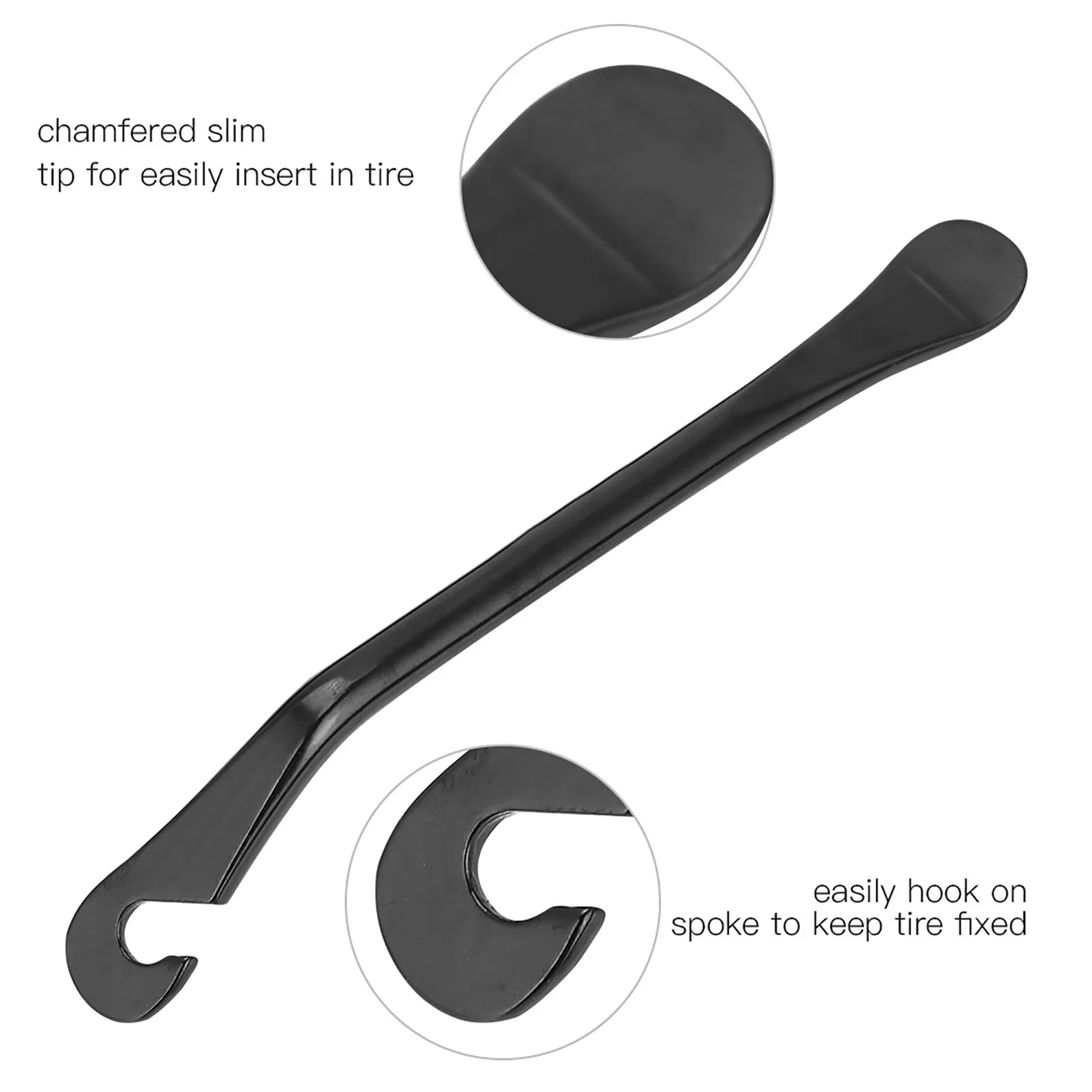 3Pcs Bike Tire Lever Stainless Steel Mountain Road Bicycle Wheel Remover Outdoor Cycling Repair Tool Mtb Tire Lever Pry Up Tool