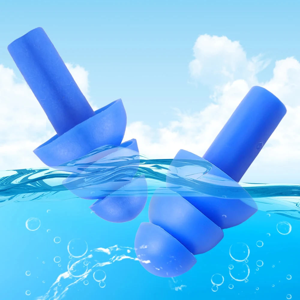 25/1Pair Ear Plugs Sleeping Noise Cancelling Reusable Silicone Sound Block Earplugs Summer Waterproof Swimming Ear Plug With Box
