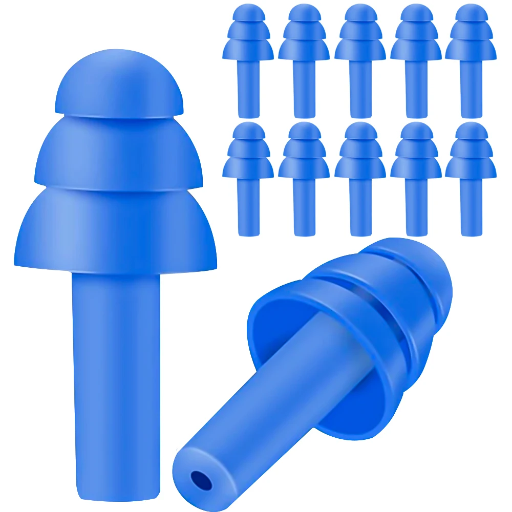 25/1Pair Ear Plugs Sleeping Noise Cancelling Reusable Silicone Sound Block Earplugs Summer Waterproof Swimming Ear Plug With Box