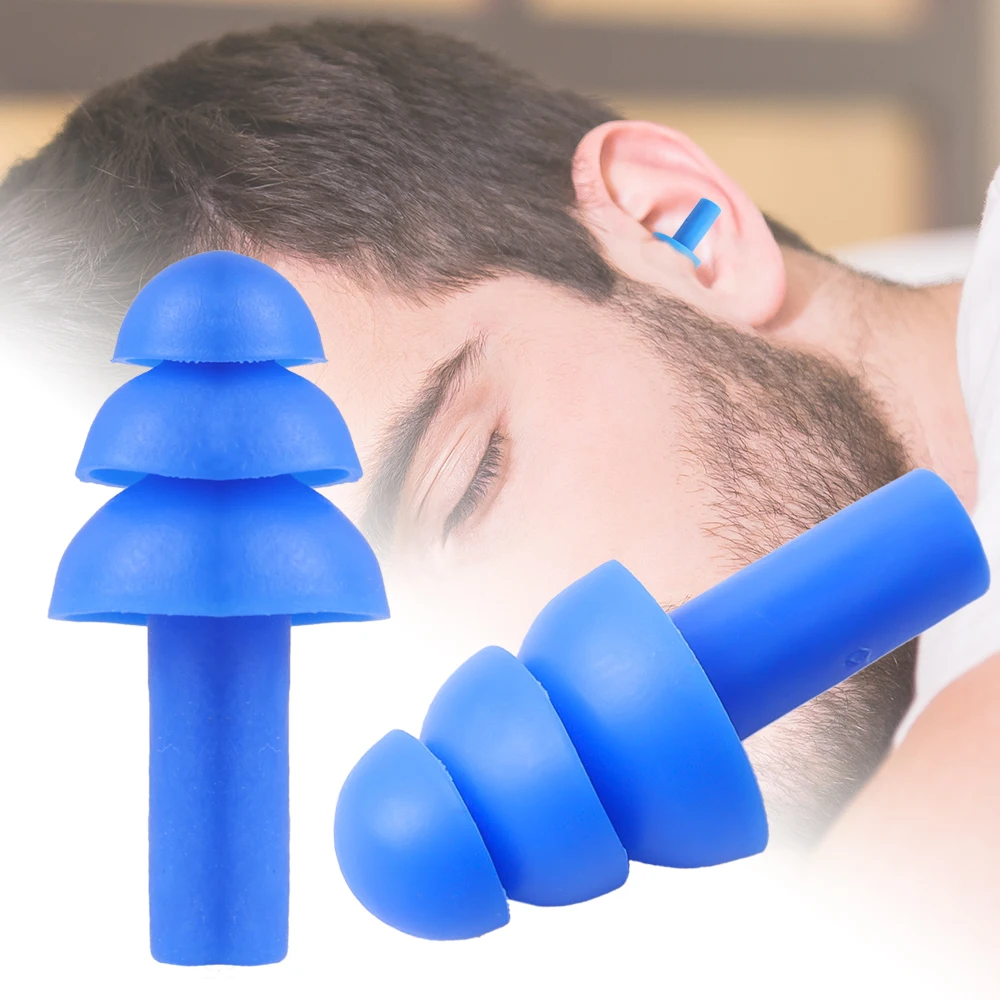 25/1Pair Ear Plugs Sleeping Noise Cancelling Reusable Silicone Sound Block Earplugs Summer Waterproof Swimming Ear Plug With Box