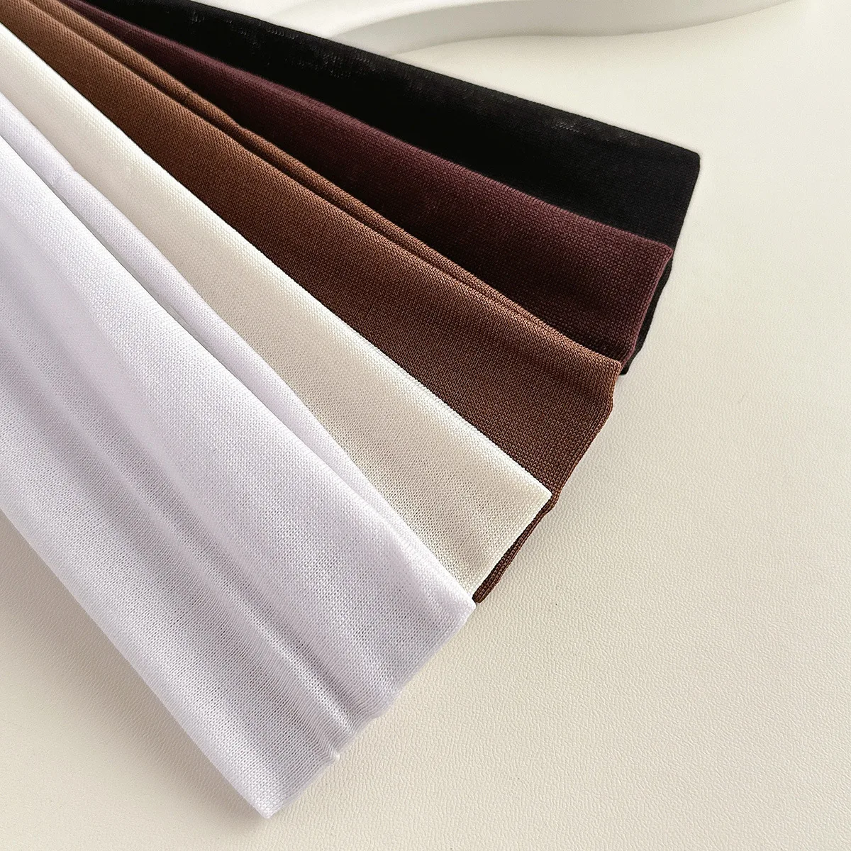 Four Seasons Solid Sports Headbands For Women Fitness Running Yoga Solid Color Elastic Hairbands Stretch Makeup Hair Accessories