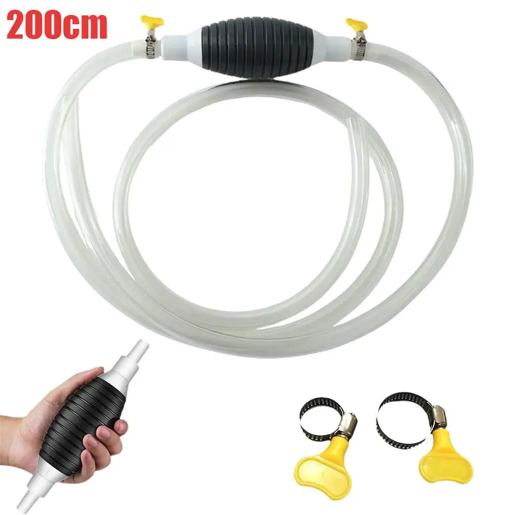 Hand Fuel Pump Car Fuel Tank Sucker Oil Transfer Fuel Pump Petrol Diesel Liquid Manual Pump Syphon Fuel Saver For Gas