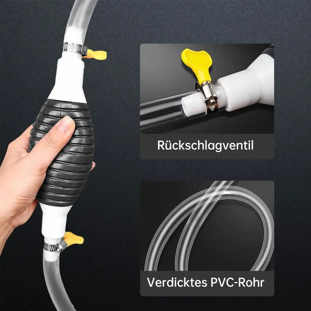 Hand Fuel Pump Car Fuel Tank Sucker Oil Transfer Fuel Pump Petrol Diesel Liquid Manual Pump Syphon Fuel Saver For Gas