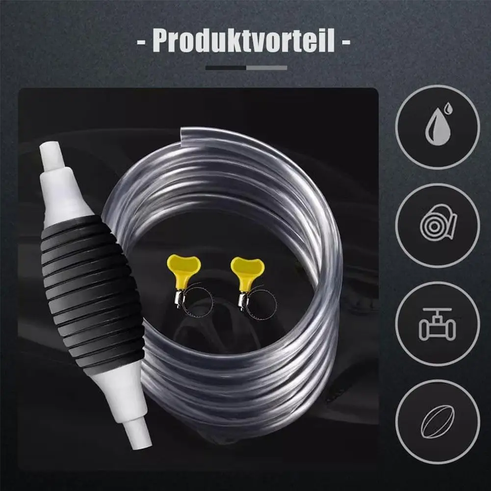 Hand Fuel Pump Car Fuel Tank Sucker Oil Transfer Fuel Pump Petrol Diesel Liquid Manual Pump Syphon Fuel Saver For Gas
