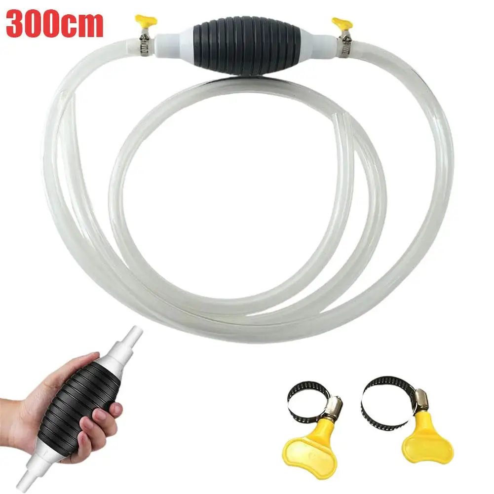 Hand Fuel Pump Car Fuel Tank Sucker Oil Transfer Fuel Pump Petrol Diesel Liquid Manual Pump Syphon Fuel Saver For Gas
