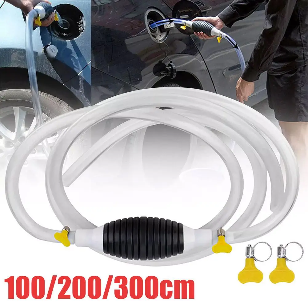 Hand Fuel Pump Car Fuel Tank Sucker Oil Transfer Fuel Pump Petrol Diesel Liquid Manual Pump Syphon Fuel Saver For Gas