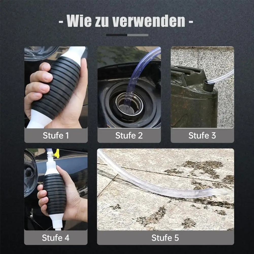 Hand Fuel Pump Car Fuel Tank Sucker Oil Transfer Fuel Pump Petrol Diesel Liquid Manual Pump Syphon Fuel Saver For Gas