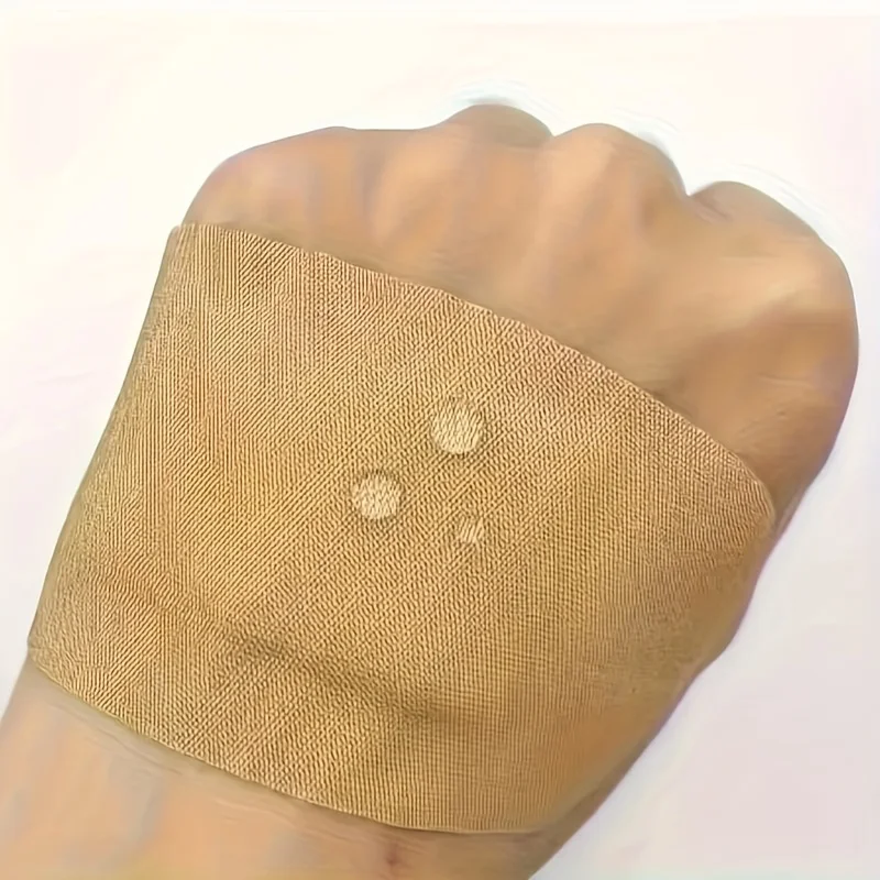 50pcs Extra-Large Waterproof & Breathable Bandages for Emergency Wound Care PE Material, Ideal for Sports Injuries & Outdoor Use