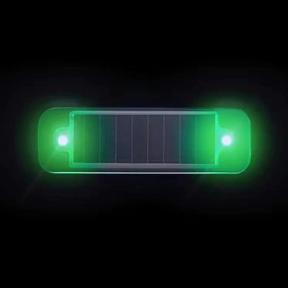 Mini LED Solar Power Car Warning Light Night Security Simulated Alarm Wireless Anti-Theft Caution Lamp Flashing Dummy Alarm Lamp