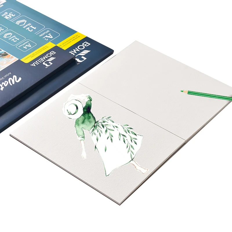 BOMEIJIA A4 A5 Sketch Book Stationery Watercolor Paper Sketch Notepad For Painting Drawing Diary Journal Creative Notebook Gift
