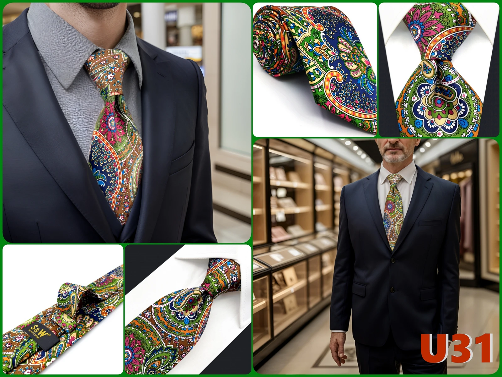 Paisley Necktie Tie for Men 160cm XL Extra Long Fashion Wedding Luxury Vintage Big and Tall Dropshipping Gravatas