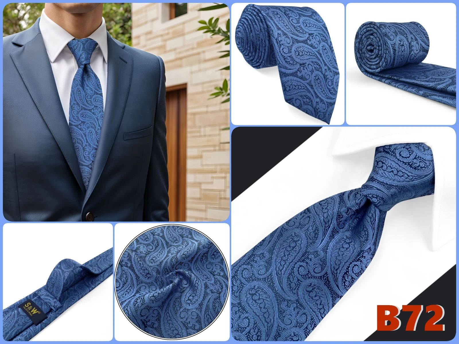 Paisley Necktie Tie for Men 160cm XL Extra Long Fashion Wedding Luxury Vintage Big and Tall Dropshipping Gravatas
