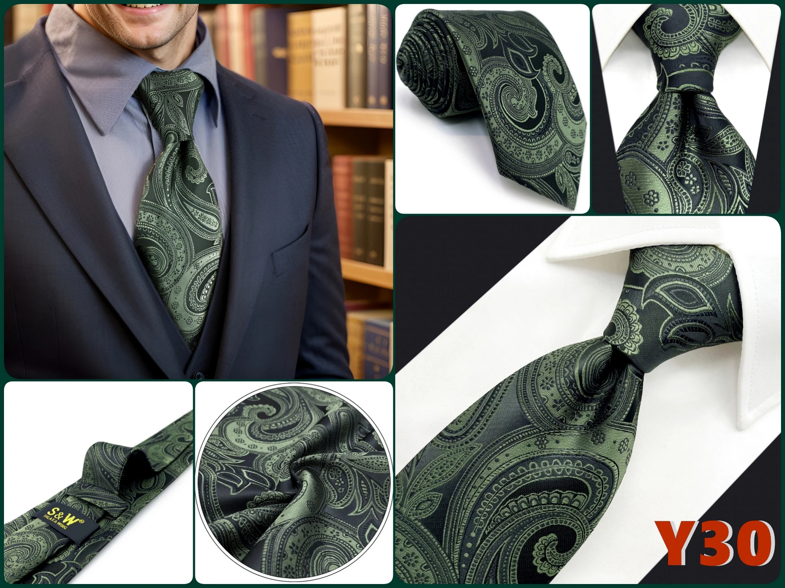 Paisley Necktie Tie for Men 160cm XL Extra Long Fashion Wedding Luxury Vintage Big and Tall Dropshipping Gravatas