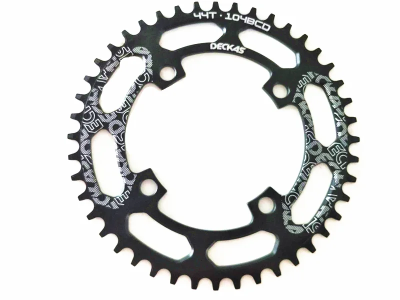 DECKAS Round 104BCD 40/42/44/46/48/50/52 T Getande Mountain Bicycle Wiel MTB Bike for 8-12 Speed Crankset Aluminum Chainring