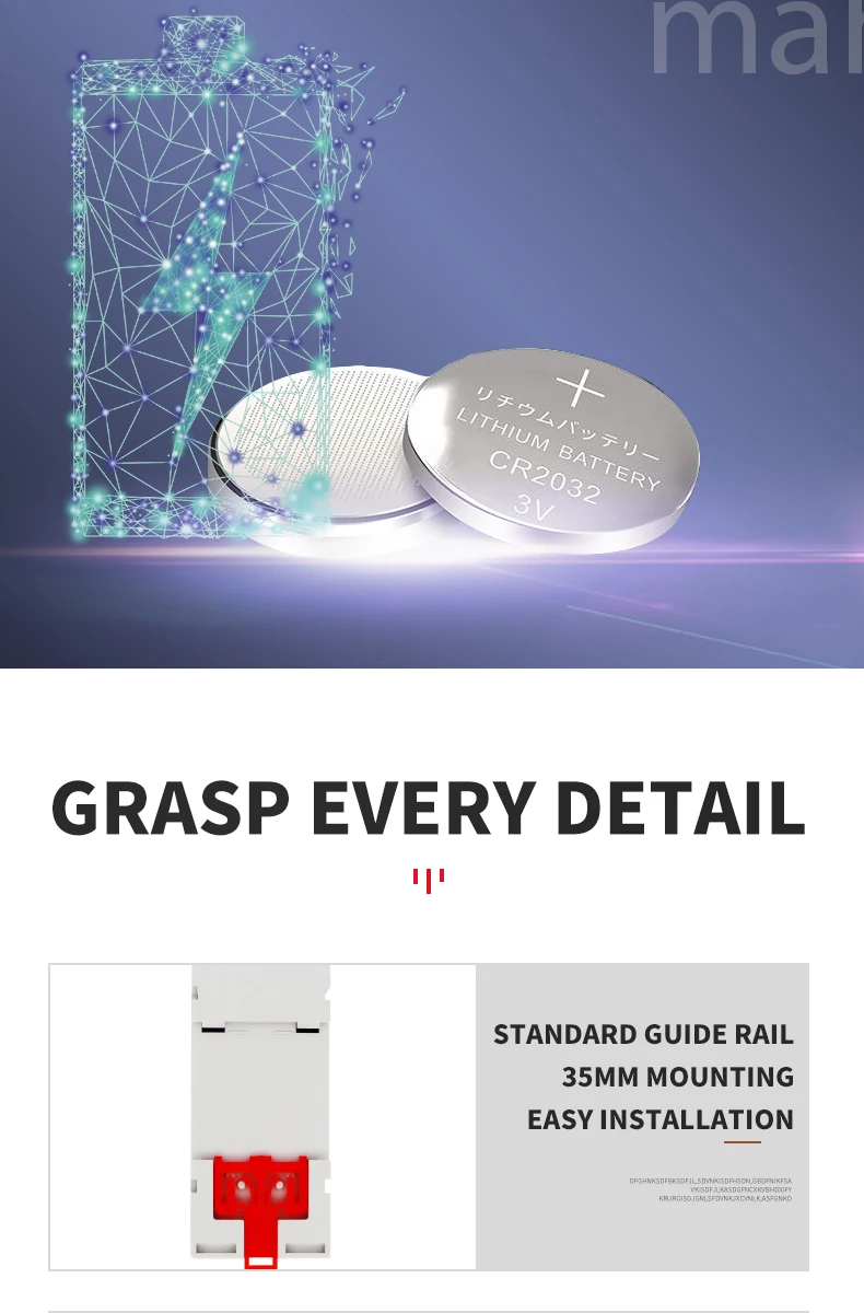 Weekly 7 Days Programmable Digital TIME SWITCH Relay Timer Control AC 220V 230V 110V DC24V 12V THC30 30A Din Rail Mount