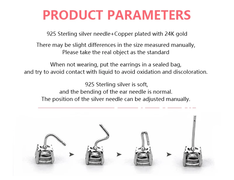 1PCS Double Hoop Earring with Chain 925 Sterling Silver Ear Needle Crystal Huggie Earrings Party Jewelry Piercing Earlobe Hoops