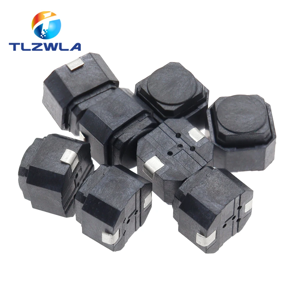 20PCS/LOT Tact Switch 6*6*5mm Mute Switch Silicone Keypad Push Button Switch 6X6X5 MM 2Pins Silent Switches