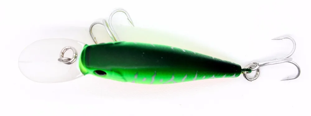 AOCLU Floating Wobbler Jerkbait 40mm 2.5g Diving 0.8m Deep Small Minnow Shad Crank Lure Bass Trout Mackerel Boat Inshore Fishing