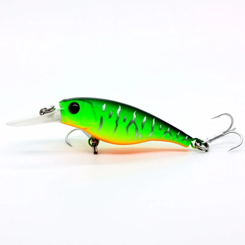 AOCLU Floating Wobbler Jerkbait 40mm 2.5g Diving 0.8m Deep Small Minnow Shad Crank Lure Bass Trout Mackerel Boat Inshore Fishing