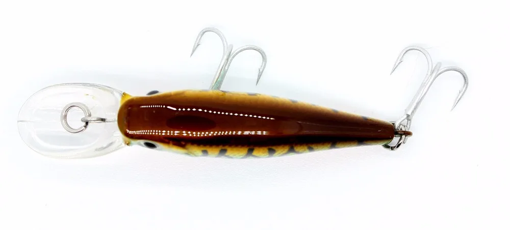 AOCLU Floating Wobbler Jerkbait 40mm 2.5g Diving 0.8m Deep Small Minnow Shad Crank Lure Bass Trout Mackerel Boat Inshore Fishing