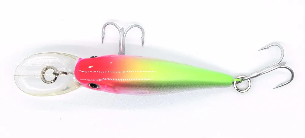 AOCLU Floating Wobbler Jerkbait 40mm 2.5g Diving 0.8m Deep Small Minnow Shad Crank Lure Bass Trout Mackerel Boat Inshore Fishing